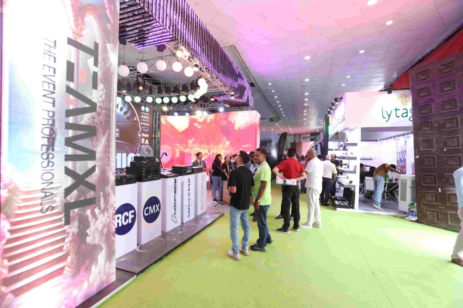 Exhibition floor